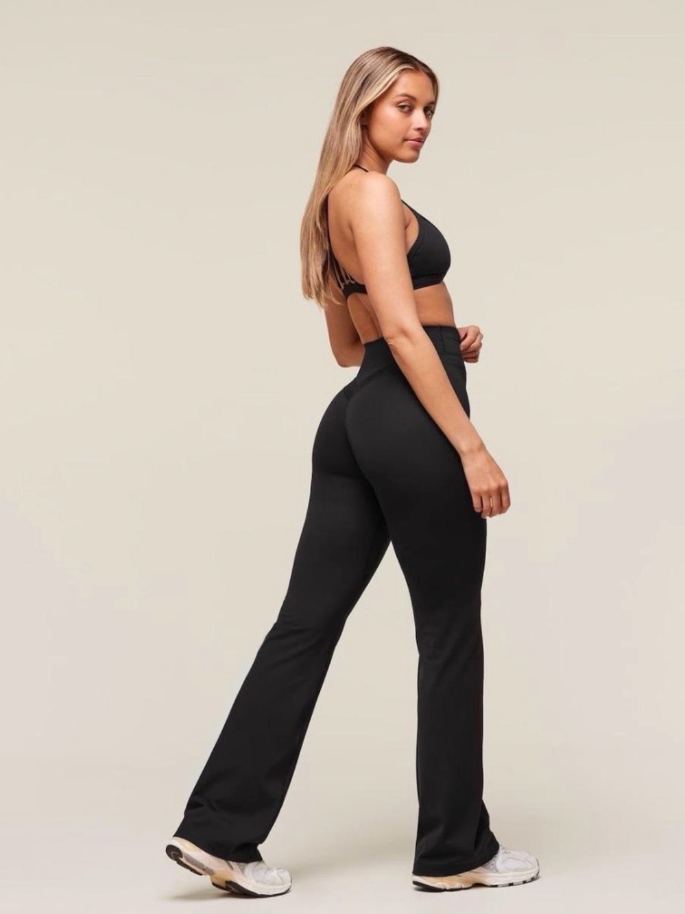Gymshark High-Waist Black Flare Leggings